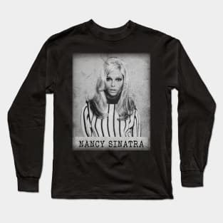 Nancy Sinatra // Minimalist Fanart Tribute Long Sleeve T-Shirt